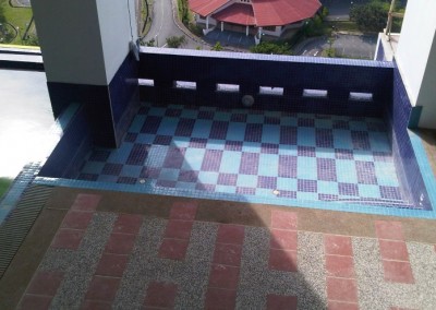 Pebble Wash Poolside Area